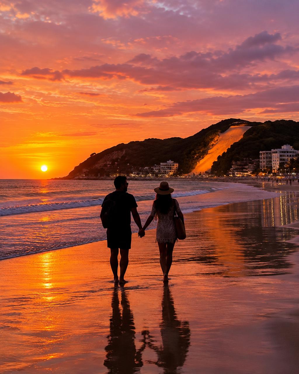 Pôr do sol em Ponta Negra